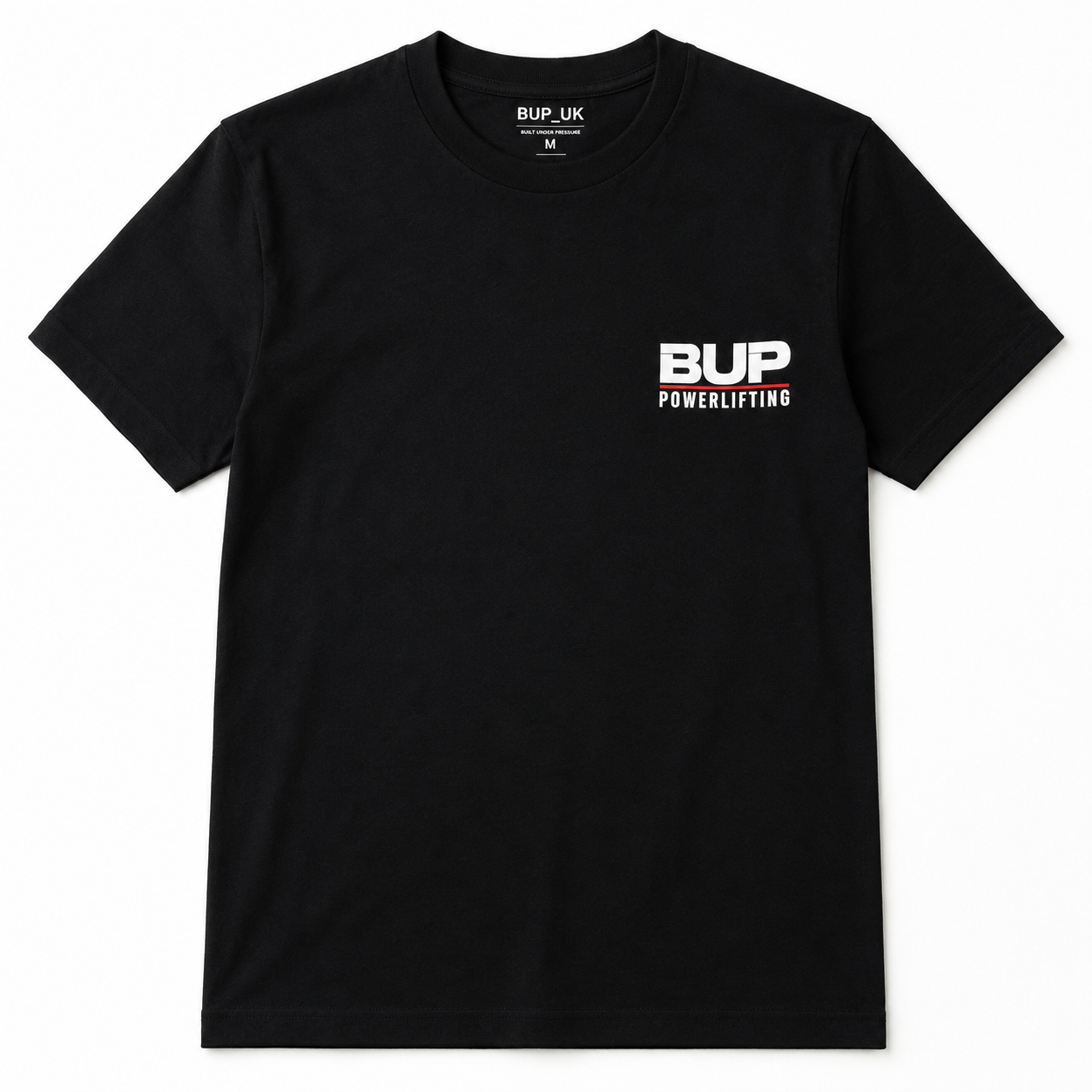 BUP Powerlifting Tee – Squat Bench Deadlift | Black