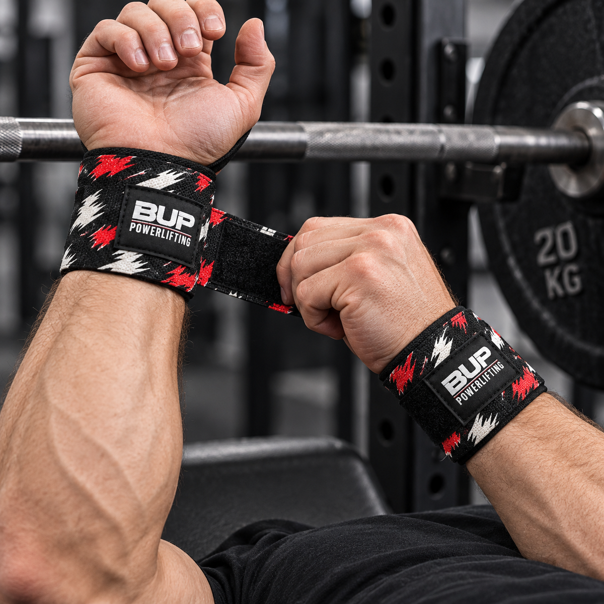 BUP Shock Wave Wrist Wraps - Heavy