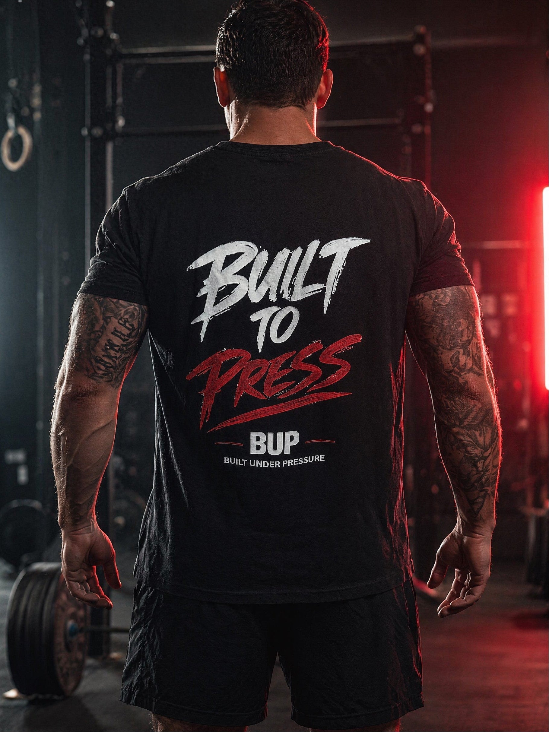 Built Under Pressure Powerlifting Bench T-Shirt