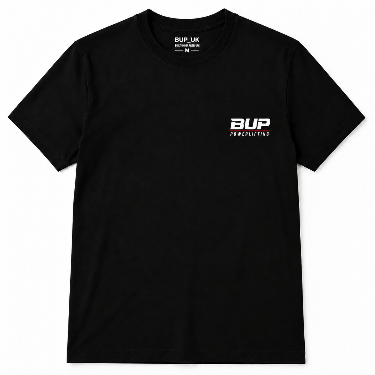 BUP Powerlifting Tee – Squat Bench Deadlift | Black