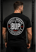Built Under Pressure™ Powerlifting T-Shirt – Black