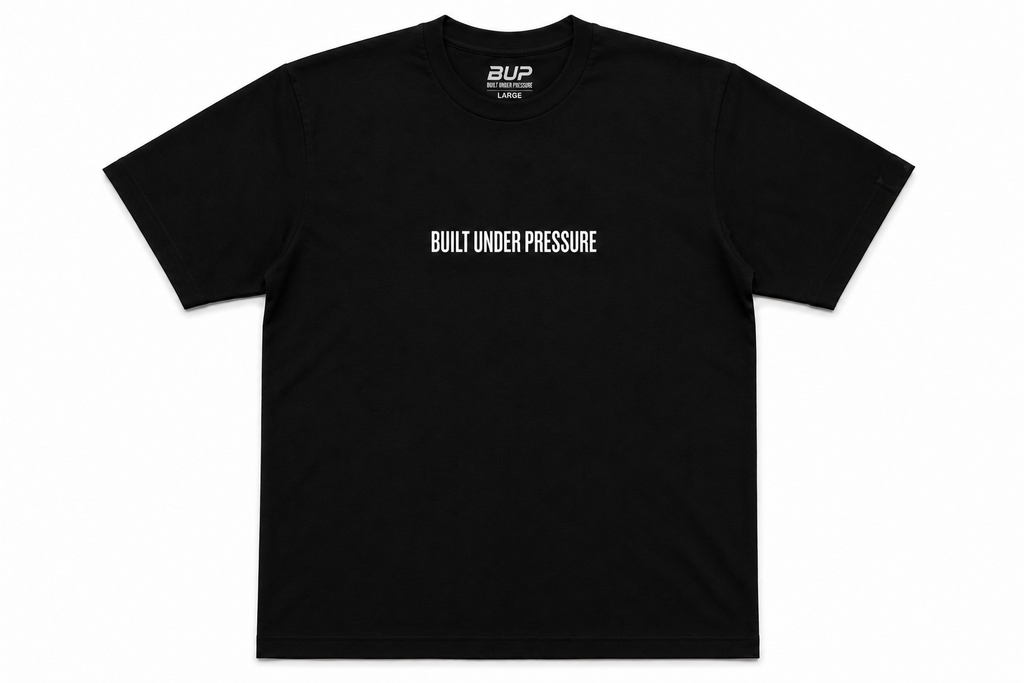 BUP Powerlifting Tee – Squat Bench Deadlift | Black