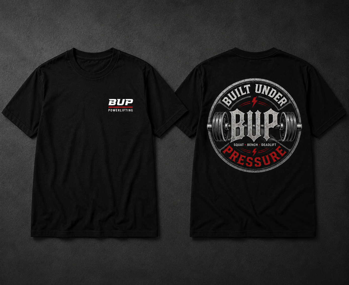 Built Under Pressure Oversized Gym Tee | Powerlifting Bodybuilding Fitness Graphic Shirt