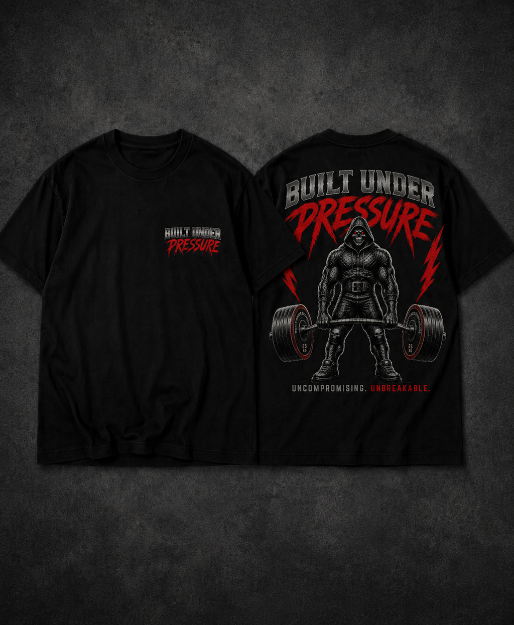 Built Under Pressure | Premium Powerlifting & Gymwear T-Shirts
